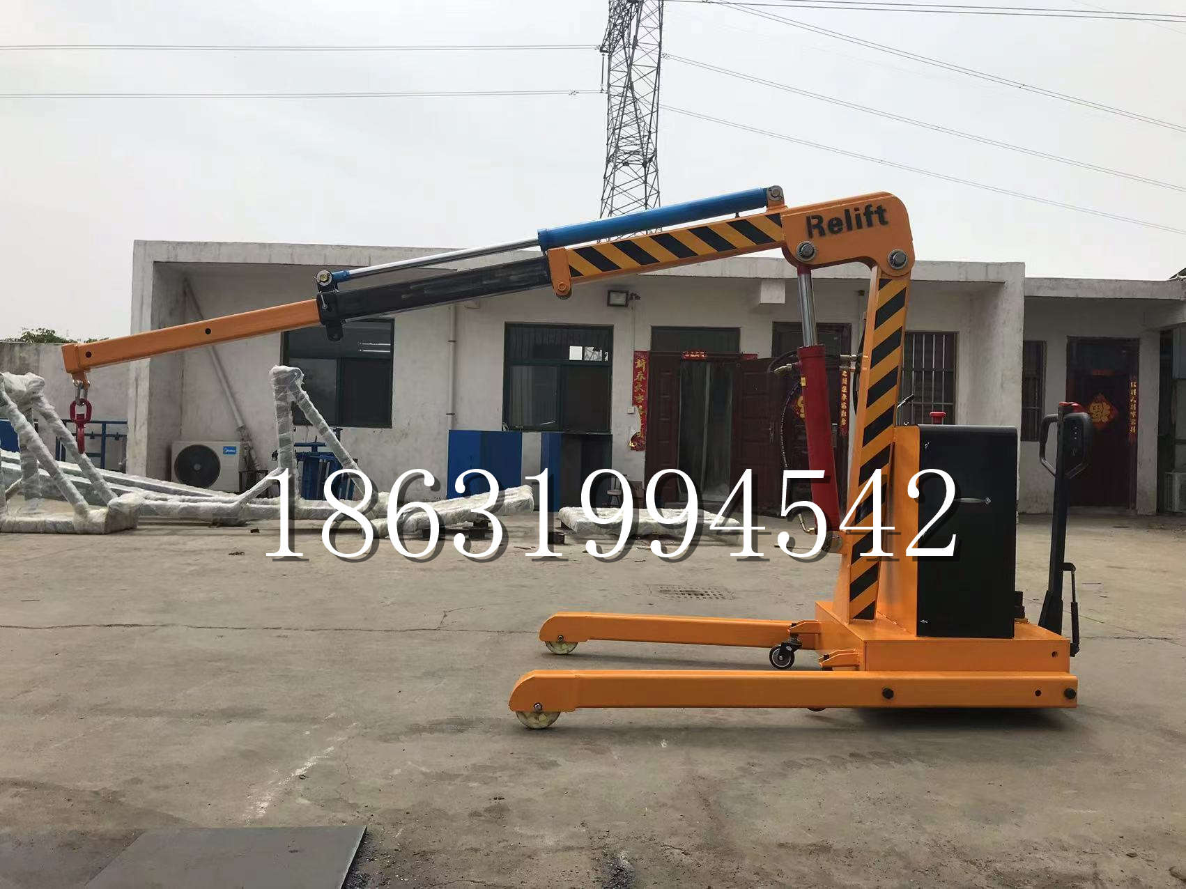 通化县久征定做3吨三轮随车吊 农用园林绿化移树吊 平板工程用小吊机